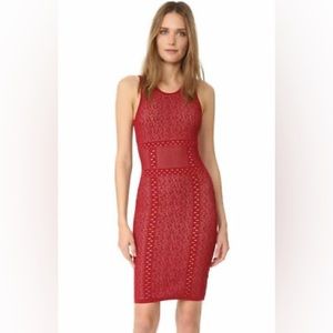 ALI & JAY Sleeveless Body-Con Lace Sweater Form Fitting contour Dress Size XS